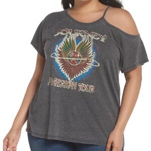 Lucky Brand Journey graphic band tee